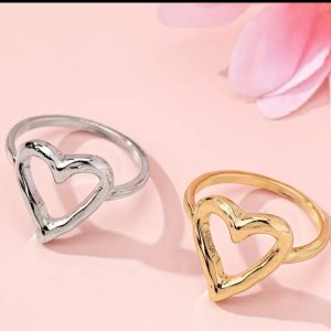 Anillo doble banda diseño floral plata