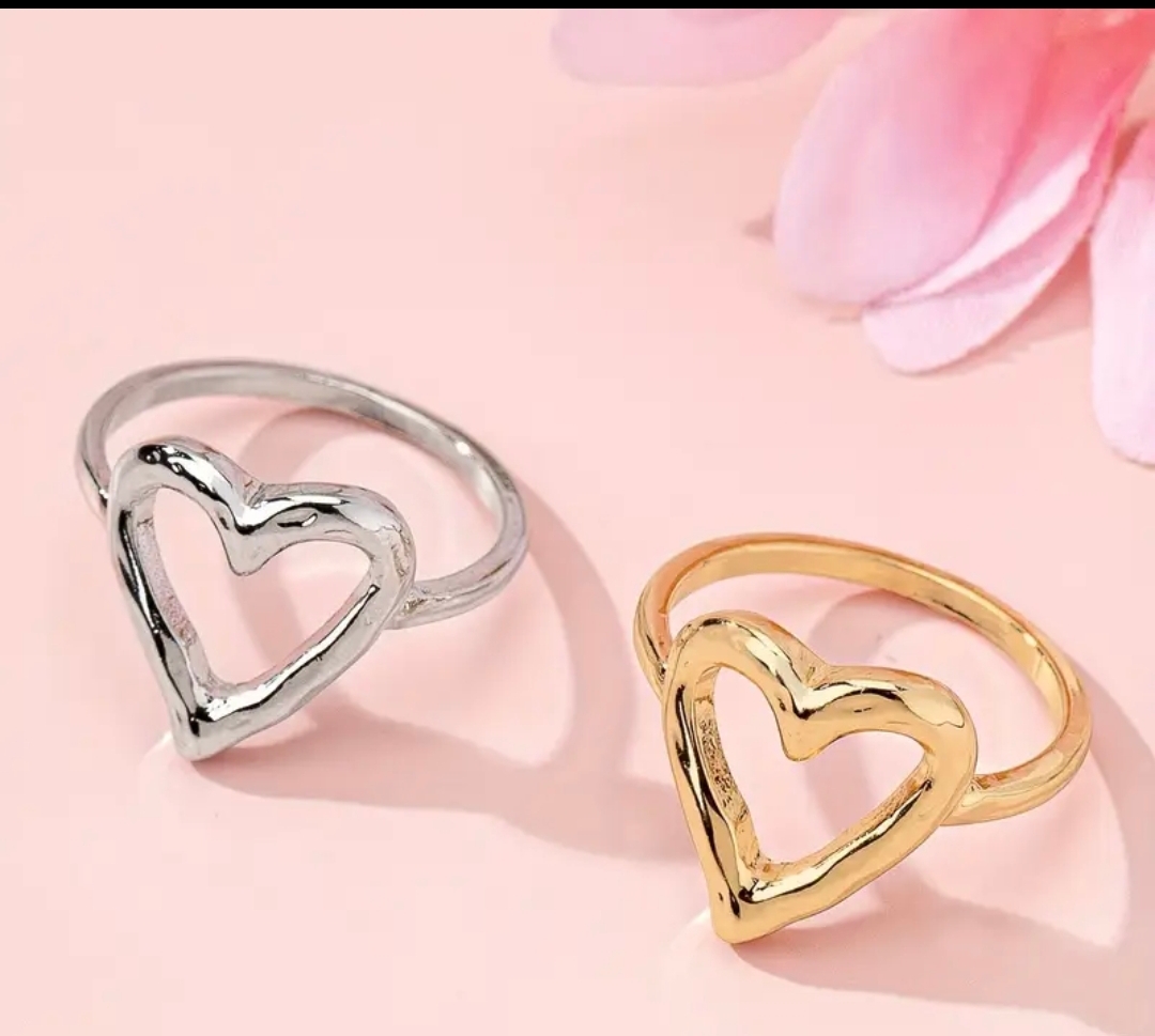 Anillo doble banda diseño floral plata