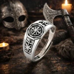 Anillo Rayo de Poseidón Balearyc en Plata 925 ajustable